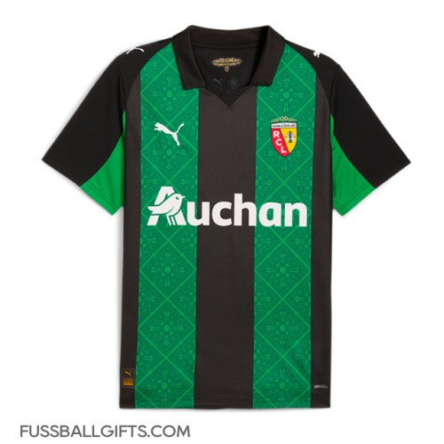 RC Lens Fußballbekleidung Auswärtstrikot 2025-26 Kurzarm
